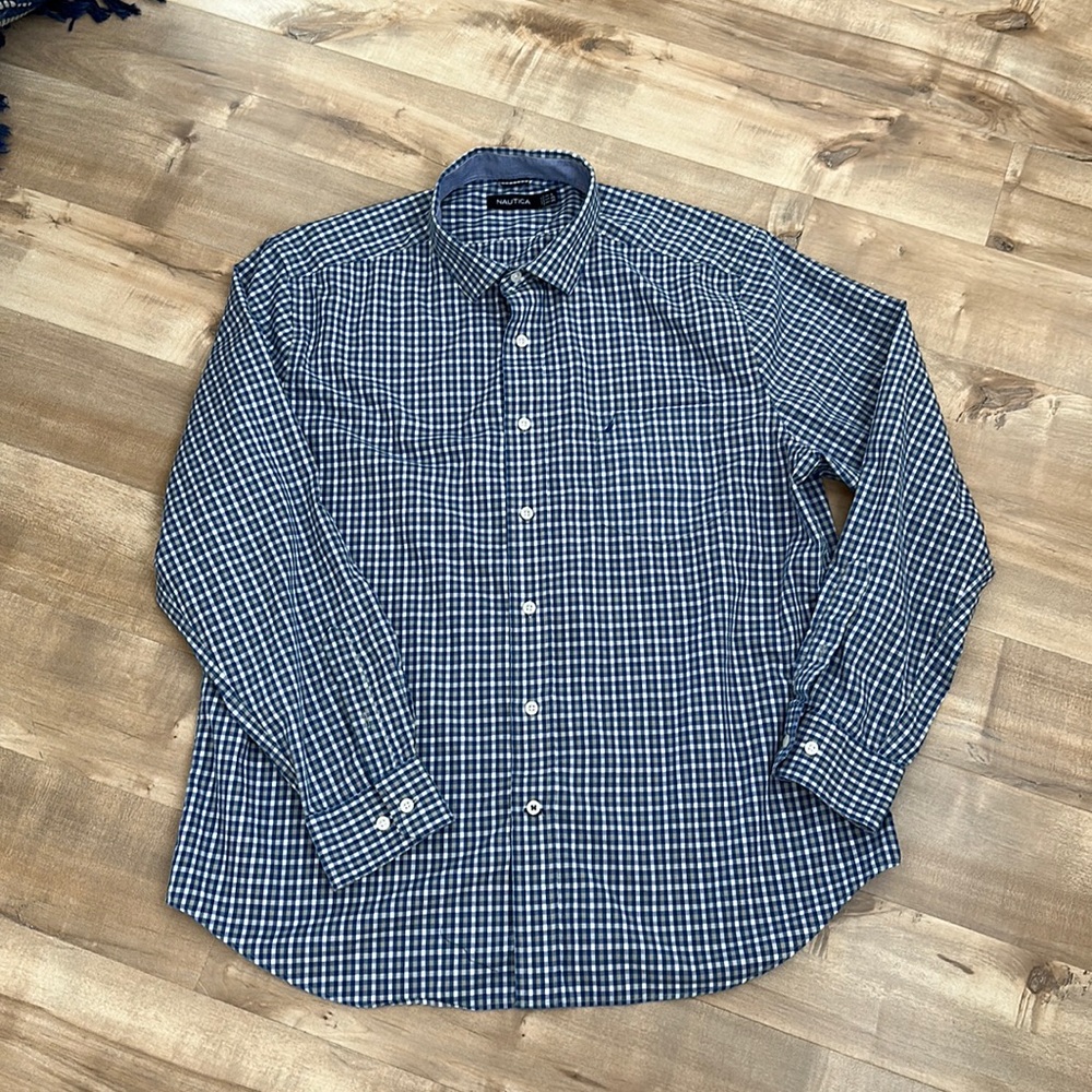 Nautica Button Up Long Sleeve Shirt